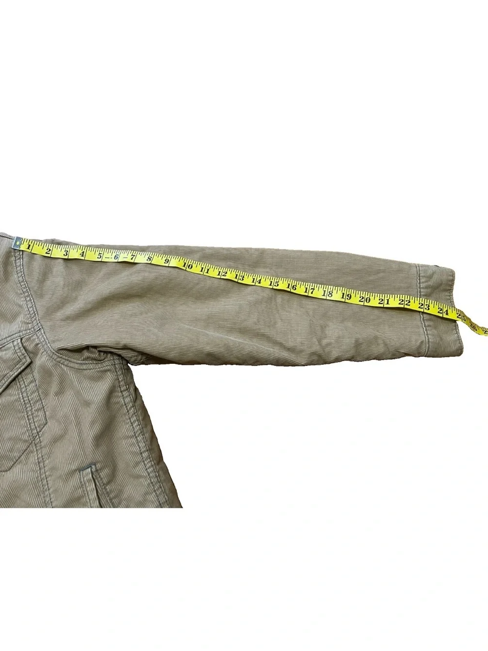 Levi’s 70520 Sherpa Corduroy Trucker Jacket Men M Tan Beige EUC